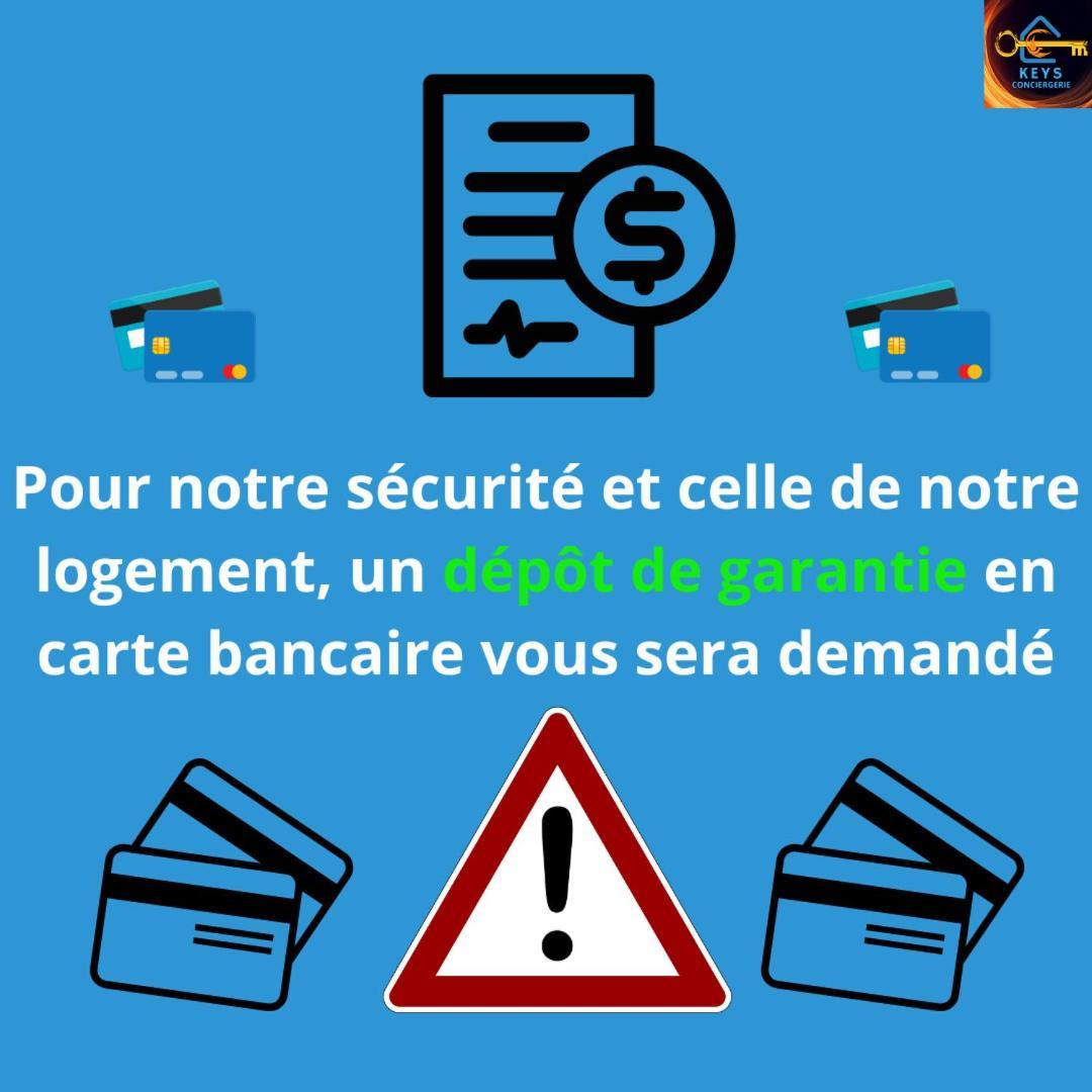דירות Bram Le Concorde-Wifi-Clim-Parking-3Etoiles-Ockeys מראה חיצוני תמונה